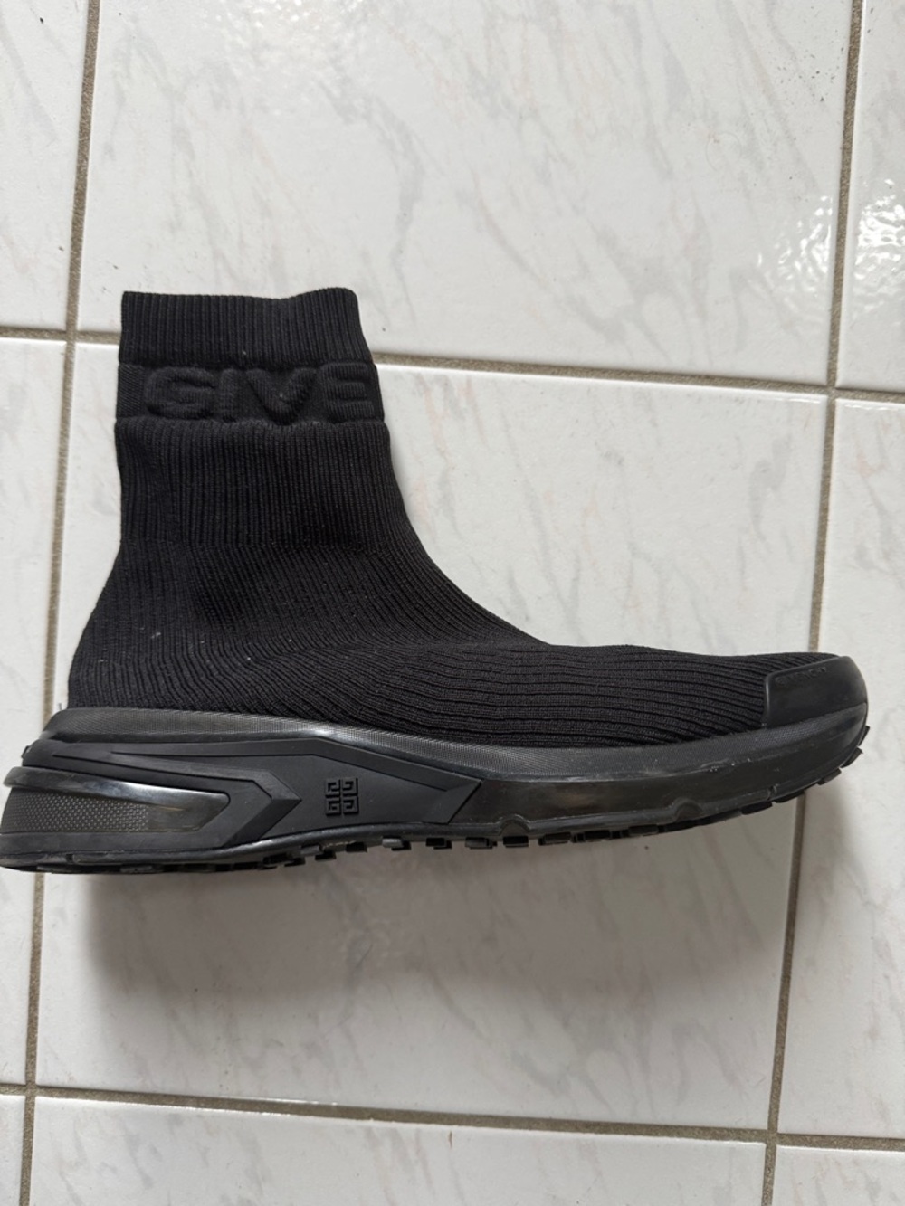 Givenchy Black Knit Sock Runner for Men